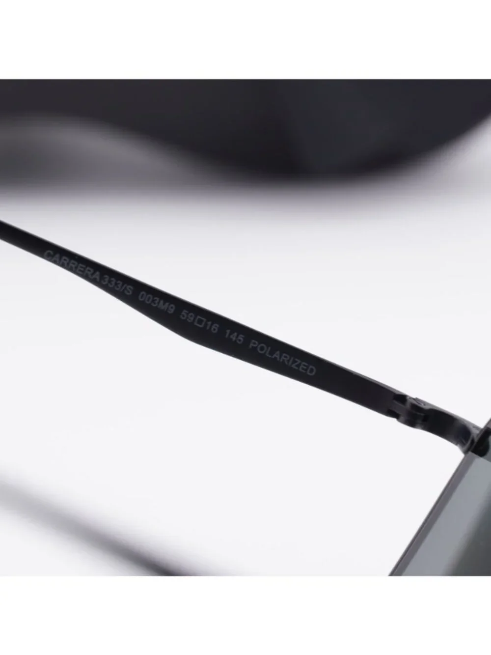 CARRERA 333/S 0003 M9 Aviator Sunglasses - Black / Grey Polarized